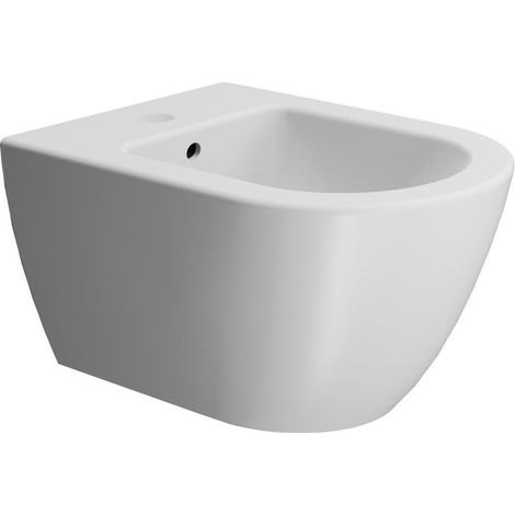 Bidet suspendu PURA 36x50cm, blanc mat (1/2)