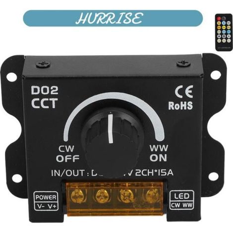 Gradateur LED - 2 Canaux - DC 5 V À 24 V - Pour Bande LED - 1 Pièce (1/5)