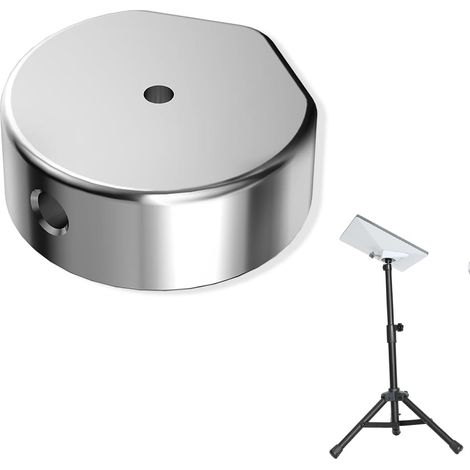 Mini adaptateur de trépied en aluminium avec filetage 1/4", compatible avec adaptateur de tuyau Mini et support plat (1/5)