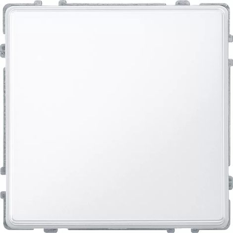 Merten Einsatz Blindabd polarweiß glänzend AQUADESIGN 348319 ohne Beschriftungsfeld (1/2)