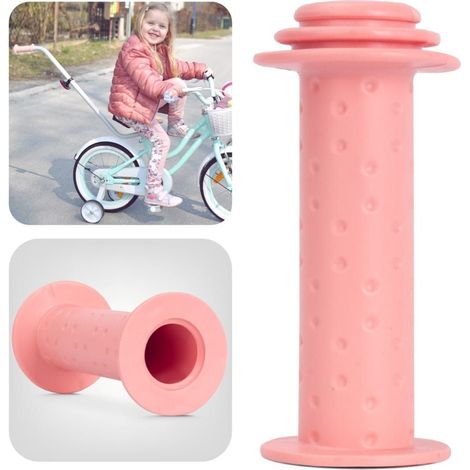 Manopola per manubrio da bicicletta Manopola per bicicletta per spintatore rosa