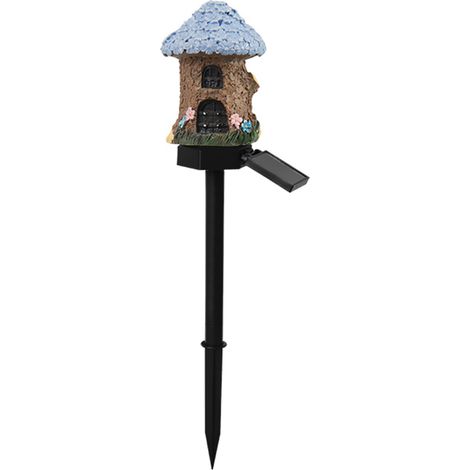 Lampada solare da terra – in resina a forma di fungo – per casa/cortile/giardino – lampade decorative – nuova