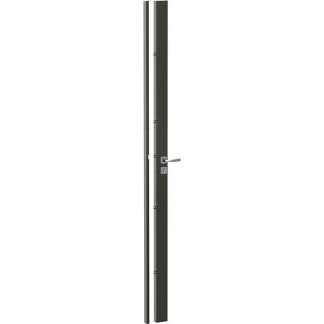 Serrure PROTECTIVE 41 HDI+ 4 points GA 65x35 Vis 70 ASSA ABLOY 4 Clés - Marron Muze Chromé velours - Gauche - 28516000