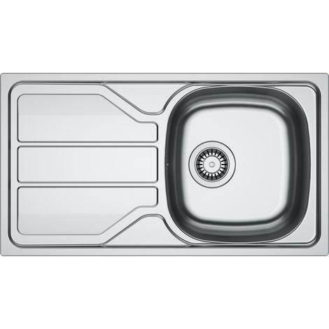 Evier Franke Flash FLN611-86 Inox Lisse Manu - Inox Lisse