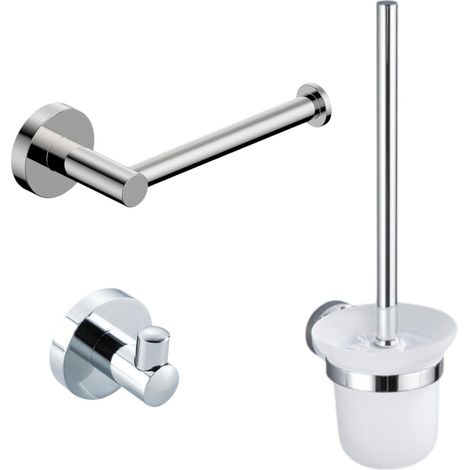 FugaFlow Eccelente Sobrado ensemble de toilette 3 pièces chromé (1/4)
