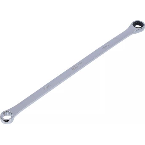 Clé à cliquet bgs 7245 extra longue 15 mm chrome