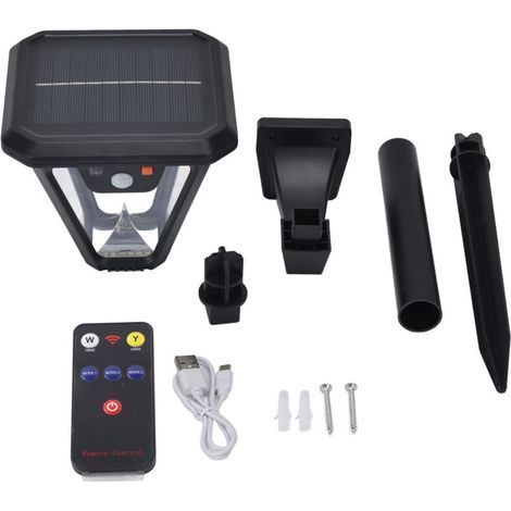 Solar-Gartenleuchte mit 100 LEDs, 5 Modi, Fernbedienung, wasserdicht, 2000 lm (1/5)