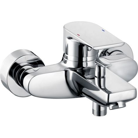 Heinrich Schulte alpha400 Wannenarmatur Z069406-00010 verchromt, Ausladung 170mm, ohne Brausegarnitur