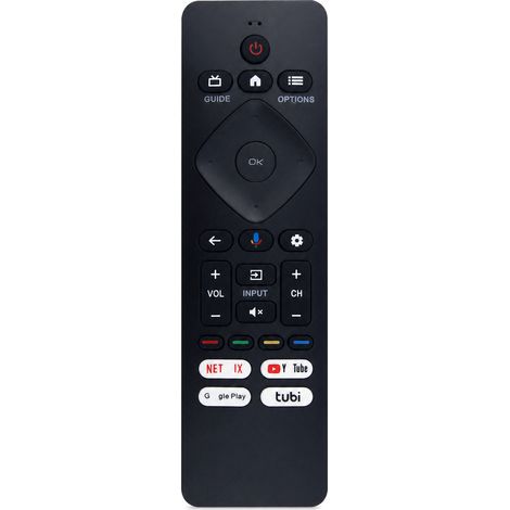 Télécommande Bluetooth à Commande Vocale Compatible avec TV Philips 43PUL7652/F7, S4X, RF439A, RF439B (1/5)