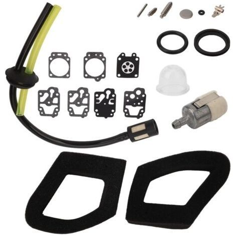 Kit de filtre à air de carburateur Accessoires d'outils de jardin Filtre de carburateur pour tondeuse à gazon GX35 GX25 HHB25 HHH25 K20 WY avec filtre à carburant (1/5)