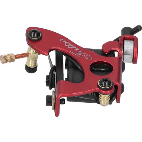 Machine à tatouer professionnelle à double bobine, pour liner et shader, en cuivre moulé, idéale pour les tatoueurs débutants. (1/5)