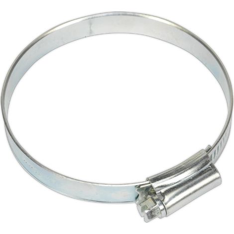 Sealey SHC3X Zinc Plated Hose Clip 64-76mm - Pack of 10