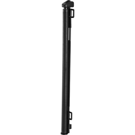 Mophorn Retractable Baby Gate, Adjustable Width up to 1450 mm, Height 980 mm, Secure Locking Mechanism, Convenient Walk-Through Design, Mesh Barrier for Pets and Kids, Indoor/Outdoor Use, Black