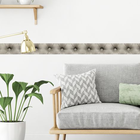Frise adhésive 10x300 cm, décoration murale intérieure, tête de lit, couleur crème beige. Décorez votre intérieur avec style (1/5)