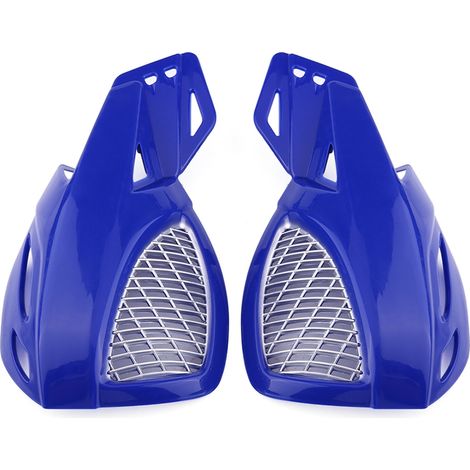 Decdeal Protège-mains universel pour moto, Scooter, ATV, moto, barre de brosse, 7/8 pouces, bleu (1/2)
