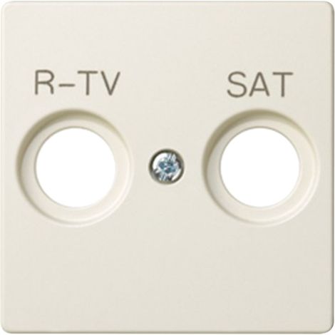 Abdeckbuchse R-TV + SAT elfenbein SIMON 82097-31 (1/3)