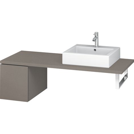 Base Duravit L-Cube Base per console, larghezza 320 mm, profondità 547 mm, 1 cassetto, colorazione: Terra Opaco - LC583001414 (1/4)