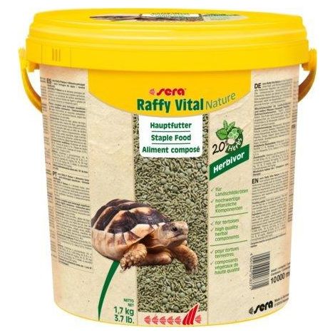 Sera Raffy Vital Nature Futter für herbivore Reptilien 10L