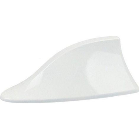 Universelle ABS-Dachantenne im Haifischflossen-Design für die meisten Autos – Weiß, 17,5 x 7,2 x 6 cm