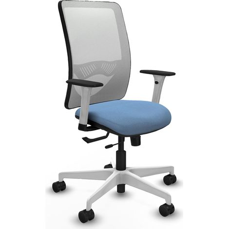 Silla de oficina piqueras y crespo Zulema blanco espuma alta calidad (1/2)