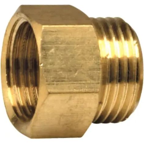 Nipplo ottone maschio e femmina 1/2", 15X21