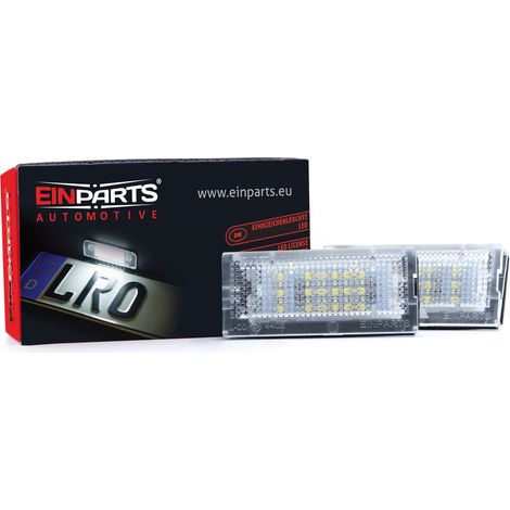 Luces LED para matrícula, 6000 K, blanco frío, 12 V, CANBUS, para BMW E39/E46 (1998-2005) (1/5)