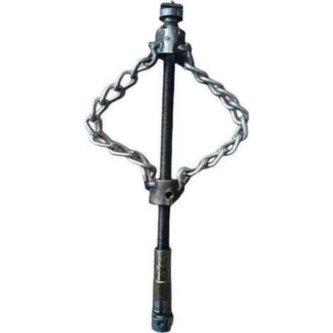 Flexible Abflussreinigung – Abflussreiniger mit Druckmechanismus, Mehrzweckkette zum Reinigen und Entkalken von Abflüssen in Toiletten, Badezimmern, Wohnungen und Restaurants (1/5)