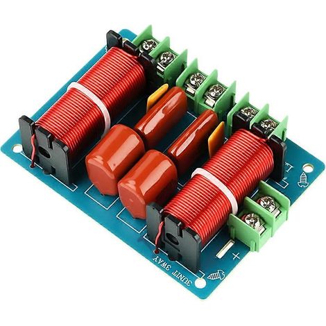 Module de crossover audio HiFi 250 W, crossover à trois voies, compatible avec les améliorations de haut-parleurs de scène KTV (2 aigus, 1 grave). (1/5)