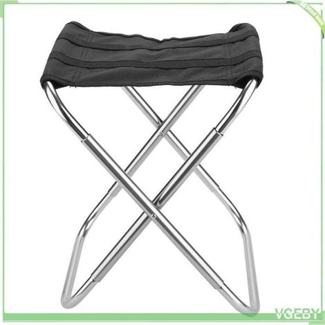 Chaise pliante - V GEBY - Mini Tabouret de Camping - Léger - Pliable - Résistant aux déchirures (1/4)