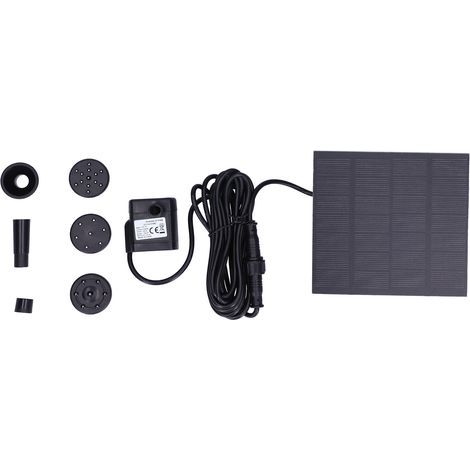 180-Liter-Bürstenlose-Solarpumpe für Schwimmbrunnen, Wasserfälle, Teiche, Gartendekoration und Schwimmbecken (1/5)