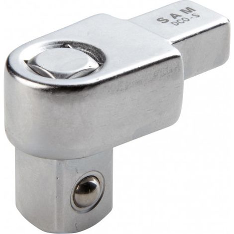Embout rectangulaire double carré SAM série DC0 Chrome, taille 43 mm ( Prix pour 1 ) (1/2)