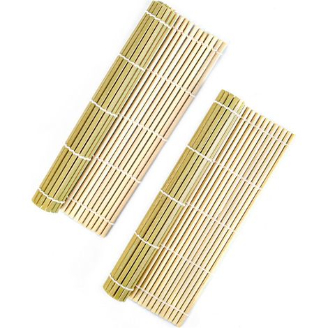 Tapis de bambou pour la confection de sushis, 24x24 cm. (1/5)