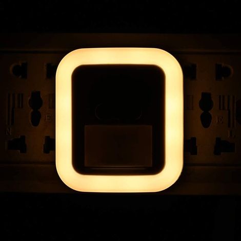 Veilleuse Led Prise Avec Détecteur De Mouvement Et Capteur Crépusculaire - 10 Niveaux De Luminosité - Durée D'Éclairage Réglable 30/60/90/120 S - Pour Chambre Couloir Escalier - 1 Pièce (1/5)