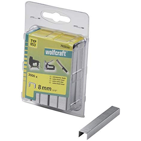 Punti metallici Craft 053 acciaio temprato 8 mm 3000 pezzi (1/4)
