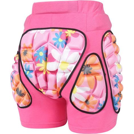 Lot de 2 shorts rembourrés pour enfants, protection des hanches en EVA, équipement de sécurité pour patinage, ski, skateboard et snowboard (1/5)