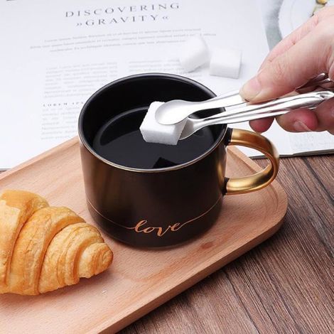 Pince À Sucre - Acier Inoxydable - 11 Cm - Pour Buffet Mariage Cuisine Extérieur - 8 Pièces (1/5)