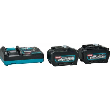 Batterie Makita XGT 40V 5,0 Ah Nere Pacco 2 (1/3)