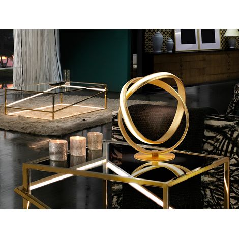 SOBREMESA  LAZAS  PAN ORO Ø30 (1/4)