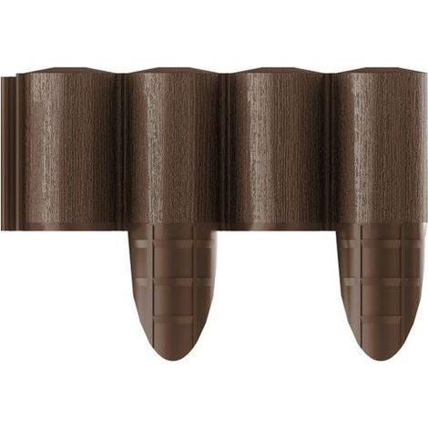 CELLFAST Borde para Jardín Bordura Elástico Resistente A Los Rayos UV Las Heladas con Una Altura De 95 mm Longitud De 2,4 m (1/2)