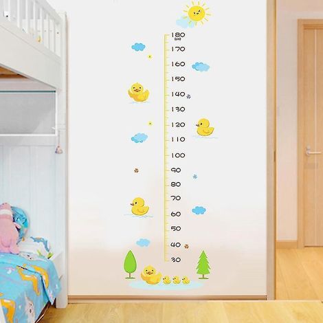 Dekorativer Wandaufkleber fürs Kinderzimmer: Größenangaben (Entenmotiv) - Wanddekoration fürs Kinderzimmer (1/5)