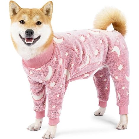 Cappotto per cani Cappotto caldo per cani Cucciolo Autunno Comoda Peluche Pigiama per cani Pigiama in pile per cani Morbido, Maniche lunghe Carina tutina per (1/5)
