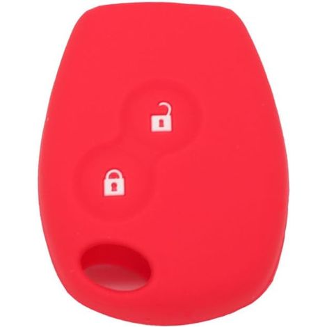 1 Coque de protection, Silicone, 2 boutons, Résistant, Pour Renault Dacia (1/4)