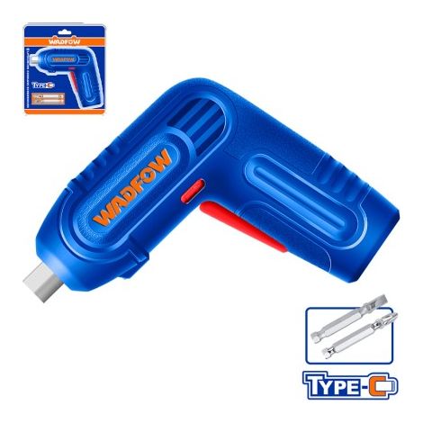 Atornillador Inalámbrico 4V WADFOW WCV4628, 1/4", 240 rpm, 4 Nm, Luz Integrada (1/4)