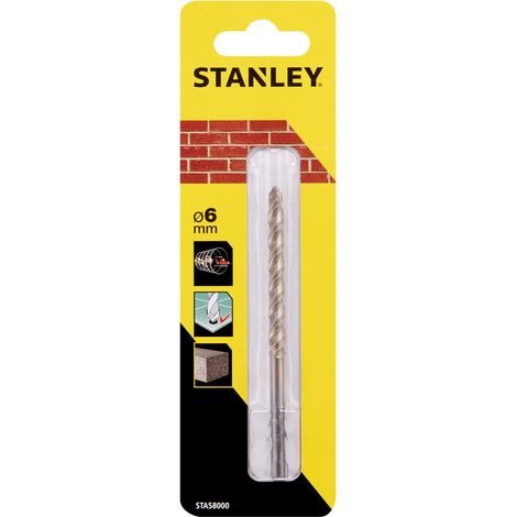 PIRANHA STANLEY STA58000 (X58000) PUNTA CODOLO CILINDRICO MM. 6- STANLEY- 1,0 pz