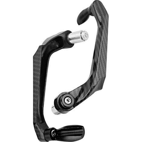 Ej.Life Motorrad-Lenkerschutz, 7/8-Zoll-CNC-Aluminium-Motorrad-Hebelschutz, Bremskupplungsschutz, Zubehör für Motorräder, Roller, Elektroautos, Mountainbikes (Schwarz)