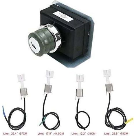 Kit allumage 7629 pour Weber Genesis I 330 (2011-2016) – Boutons brûleurs avant, piézo et électrodes – Non compatible Genesis II