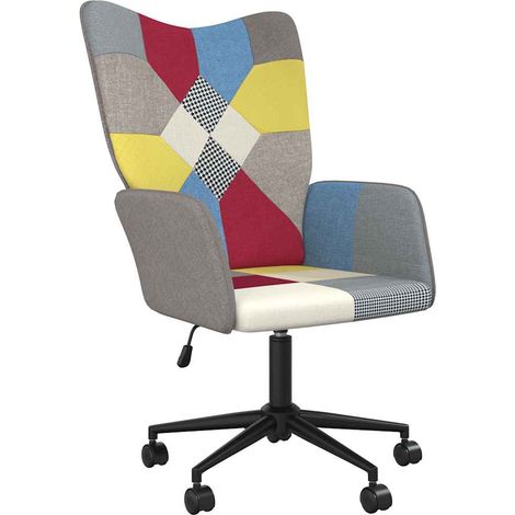 Chaise de salon,Chaise de relaxation Patchwork Tissu CFW87104 (1/5)