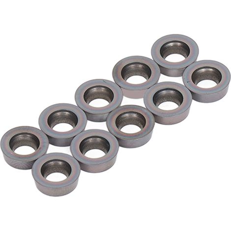 Satz mit 10 Hartmetall-Dreheinsätzen, Rundfräser für CNC-Drehmaschinen, Fräswerkzeug, Frässet (1/5)