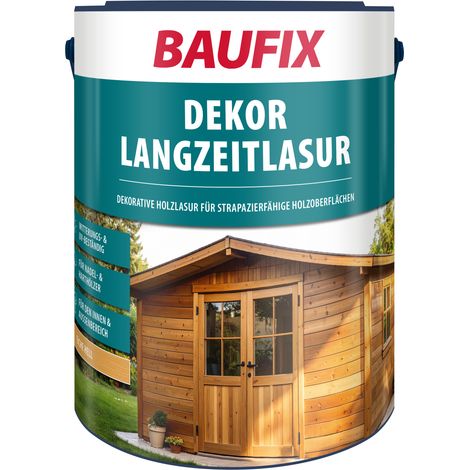 BAUFIX Dekor Langzeitlasur eiche hell seidenglänzend, 5 Liter, Holzlasur (1/5)