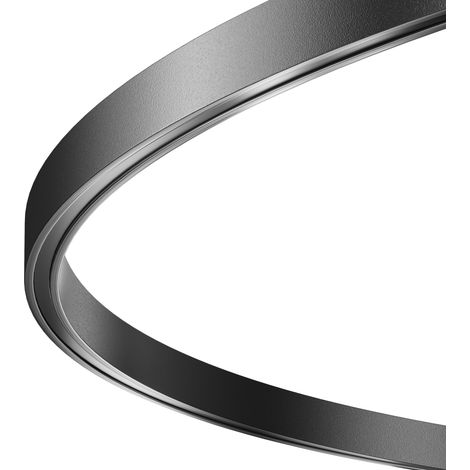 Rail magnétique suspendu anneau Ø85 noir Flarity Maytoni